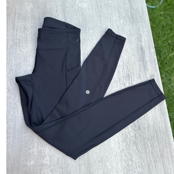 Lululemon Pants - Lululemon Speed Up Tight 28‎ Black Running Leggings Pockets Sz 2 W5BEWS